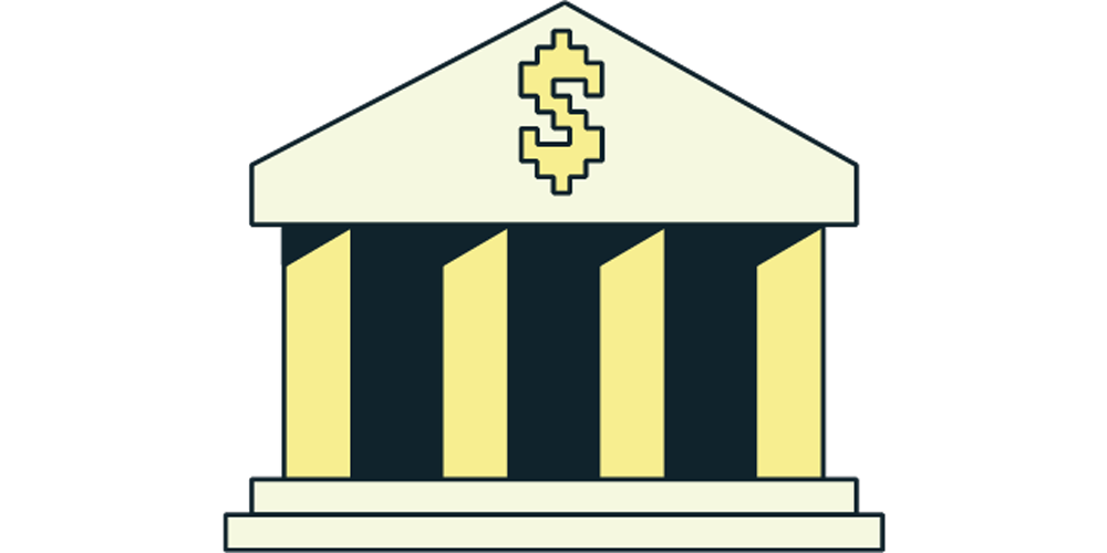 bank graphic icon